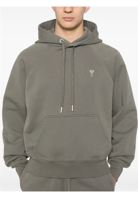 adc hooded sweatshirt unisex smoke grey AMI PARIS | USW274.7470953